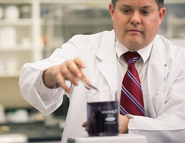 Doctor Testing in Lab